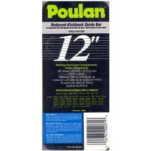 Poulan 12 Reduced Kickback Guide Bar #952044366 Patio 