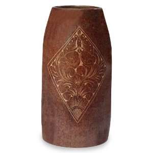  Earthenware vase, Flower Diamond