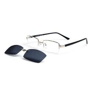  Model 9015 prescription eyeglasses (Silver) Health 