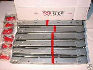Topslide 21 undermount soft close drawer slides  