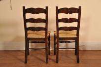 Ladderback Chairs & Refectory Table Kitchen Set Dining  