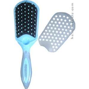SNAP N CLEAN Professional Self Cleaning Paddle Hair Brush (Color Blue 