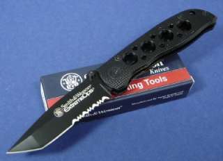 Smith And Wesson Extreme Ops Black Part Serrated Knife  