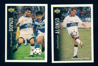   GIMNASIA LA PLATA FUTBOL TEAM SOCCER DECK TRADING CARDS 1995 ARGENTINA