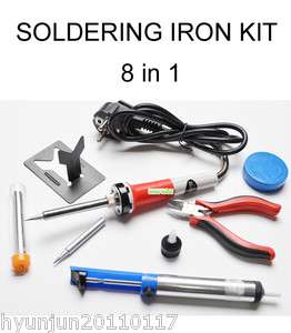 8in1 Soldering iron kits Pencil Electronic Tool Welder Tool  