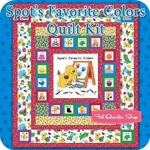  Spots Favorite Colors Quilt Kit   Andover Fabrics Arts 