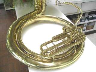 Good C.G. Conn (Elkhart) model 14K brass Sousaphone, #K7178x  
