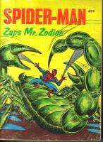 Vintage Spider Man Zaps Mr. Zodiac by George S. Elrick A Big Little 