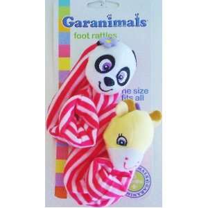  GARANIMALS FOOT RATTLES  ONE SIZE FITS ALL Baby