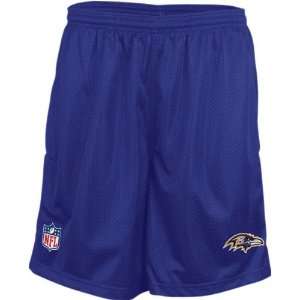   Baltimore Ravens Purple Youth Coaches Mesh Shorts