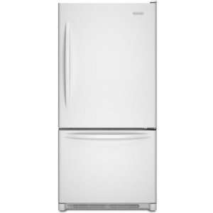  KitchenAid 203 Cu Ft Bottom Mount Refrigerator   White 