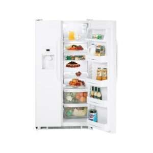   cu.ft. Side by Side Refrigerator, Water/Ice Disp  White Appliances