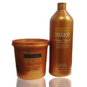Mizani Butter Blend Hair Bath Shampoo 33.8oz + Rhelaxer Medium/normal 