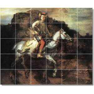  Rembrandt Horses Bathroom Tile Mural 19  60x72 using (30 