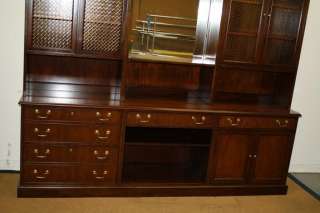   FURNITURE vintage credenza office home hutch storage cabinet wall