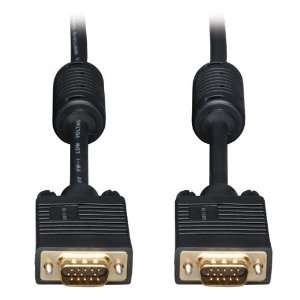    3FT SVGA Monitor Gold Cable with Rgb Coax HD15M/M Electronics