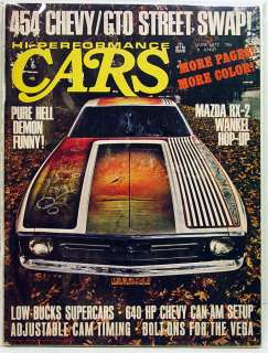Vintage Hi Performance Cars Magazine June 1972  