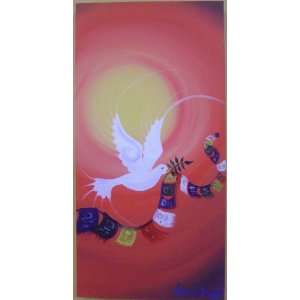   Dove Sunrise Painting By Valerie Doyon, Rockport MASS