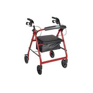  Rollator w/ Ultra Comfort Curved Backrest & Seat by Drive 