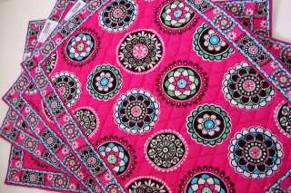 NWT Vera Bradley Cupcakes Pink Placemats Runners  