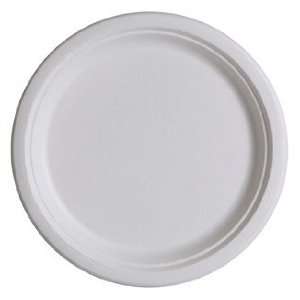  10 in Compostable Sugarcane Plates, 50 per pack. This 