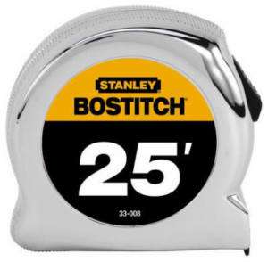   STANLEY BOSTITCH 33 008 25 POWERLOCK TAPE MEASURE 076174330083  