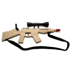  Magnum Rubberband Gun Jr. AK 47 Combat Rifle with Scope 