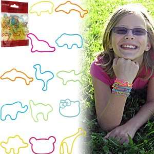 Best Quality Groooovy Bandzzzz Shaped Rubber Bands   Zoo Animals   24
