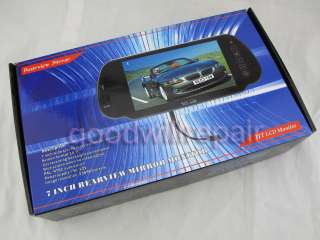 TFT LCD Color Mirror Monitor rearview fr car camera  