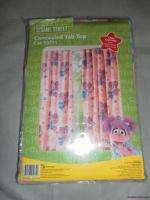 SESAME STREET ABBY CADABBY CONCEALED TAB TOP CURTAINS NEW IN PACK 