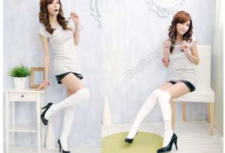 Socks Thigh High Cotton Stockings Thinner Over The Knee  