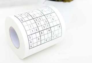 Funny Game Japanese Sudoku Roll Toilet Tissue Paper  
