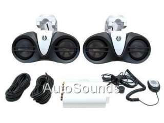 Includes Two 6 Wakeboard Tower Speakers and Amplifier System with 
