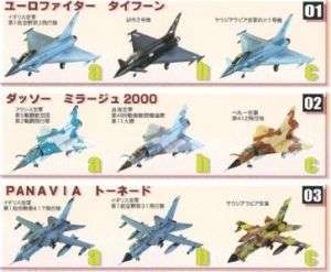 Japan F Toys 1/144 Euro Jet Collection Model Set of 9 SALE  