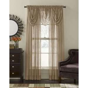    Crinkle Voile Lightweight Sheer Curtain Panel