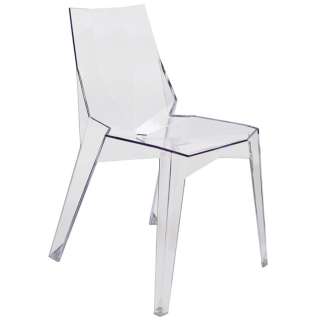   Clear Acrylic Modern Stacking Dining Chair (Set of 4) HGZX208  