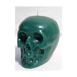  Skull Green 3 1/2 Candle (CSKUGC) Beauty