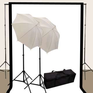Light Kit Lighting Kit Two Umbrella Two Muslin Backdrop And Background 