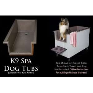  K9 Spa   Fiberglass Dog Wash Tub (White)