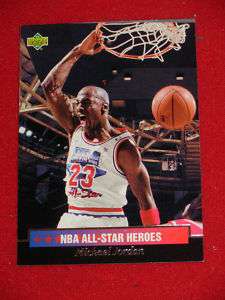 1992 Michael Jordan Upper Deck All Star Heroes Card #15  