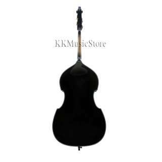 Cecilio Size 3/4 Black Acoustic Upright Double Bass +Case+Bow  