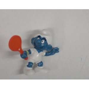  SCHLIECH THE SMURFS SMURF W/TENNIS RACKET PVC Everything 