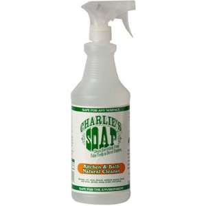 Charlies Soap Kitchen & Bath Natural Cleaner, 32 oz sprayer. Sold in 