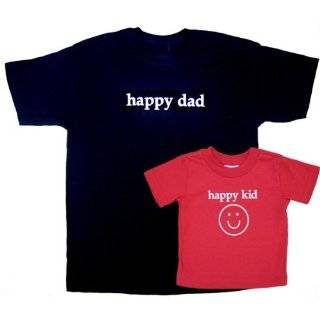 Happy Dad and Happy Kid Matching Shirts for Father Son and Daughters