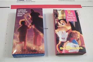   DISNEY WORLD VACATION PLANNING VHS TAPES 1995 & 2000 EXCELLENT  