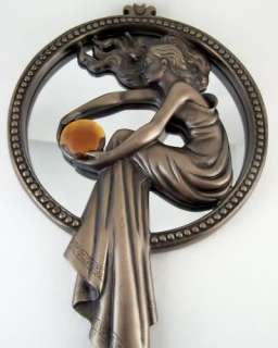 Decorative Bronzed Art Deco Style Wall Mirror NEW  