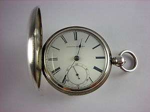   Appleton Tracy Pre Civil war key wind pocket watch, A.T.Co. case. 1860