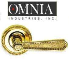 Omnia Brass Lever Door Handle Privacy Latch Set 235 US3  