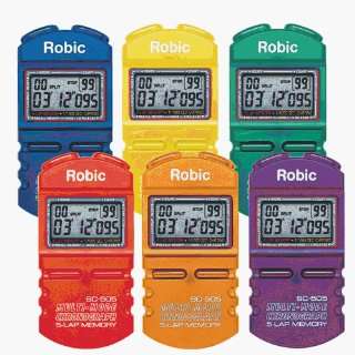  Coaching Supplies Stopwatches & Timers   Robic 505 6 Color 