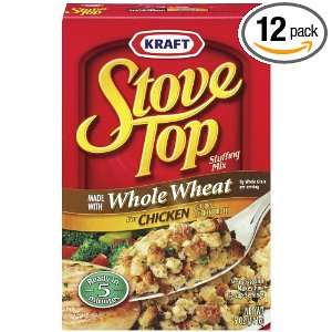 Stove Top Stuffing Mix, Chicken with Whole Wheat, 5 Ounce Units (Pack 